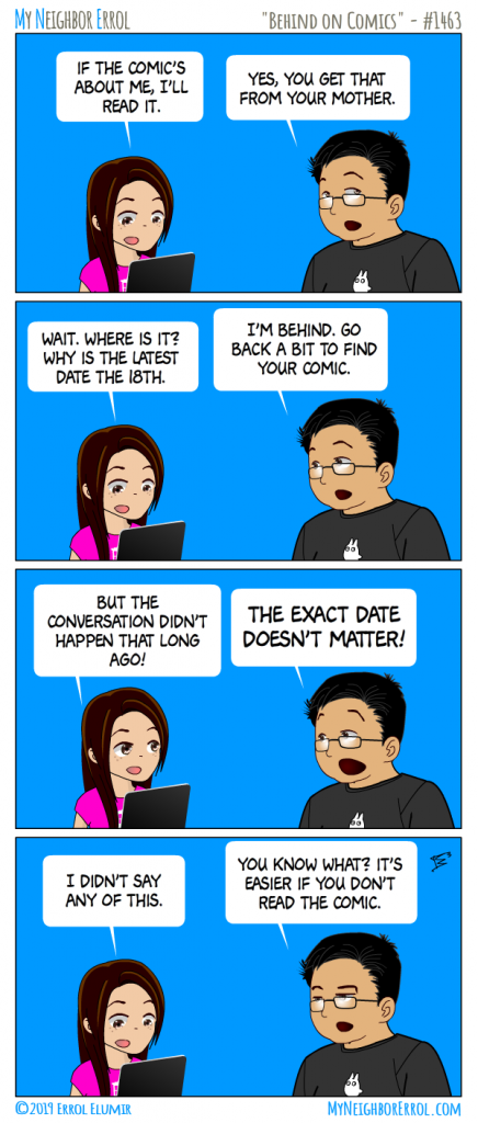 Comic #1463 – “Behind on Comics”