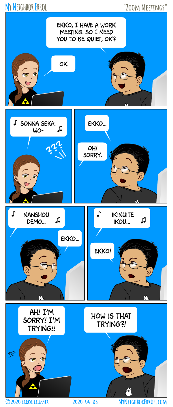 Maybe it's how I hum unconsciously.
